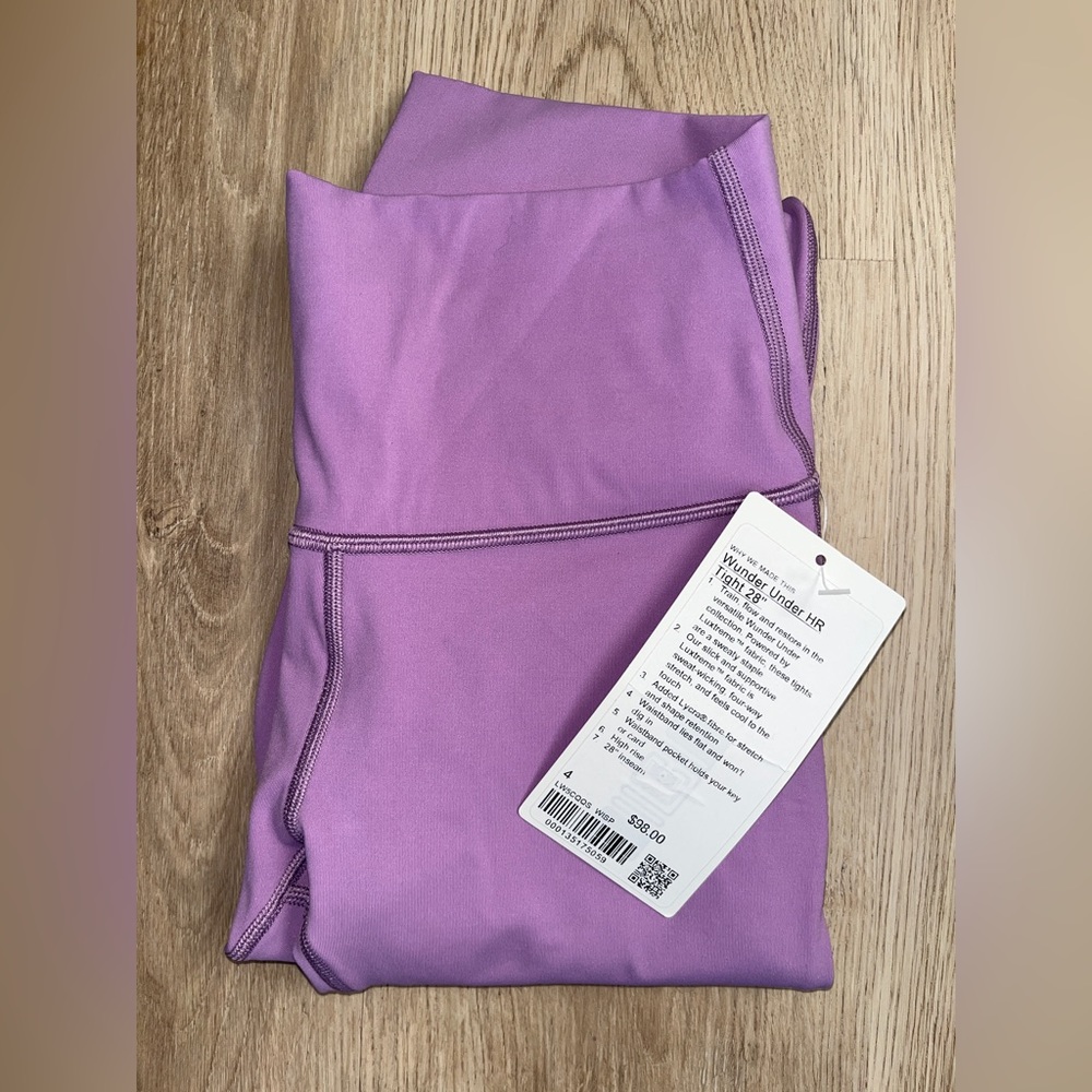*SOLD* Lululemon Wunder Under High-Rise Tight 28" Luxtreme
Wisteria Purple NWT - Picture 7 of 11